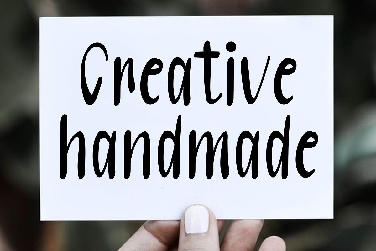 Handmade, a Script Font by InermediaSTUDIO (Photo 2 of 8)