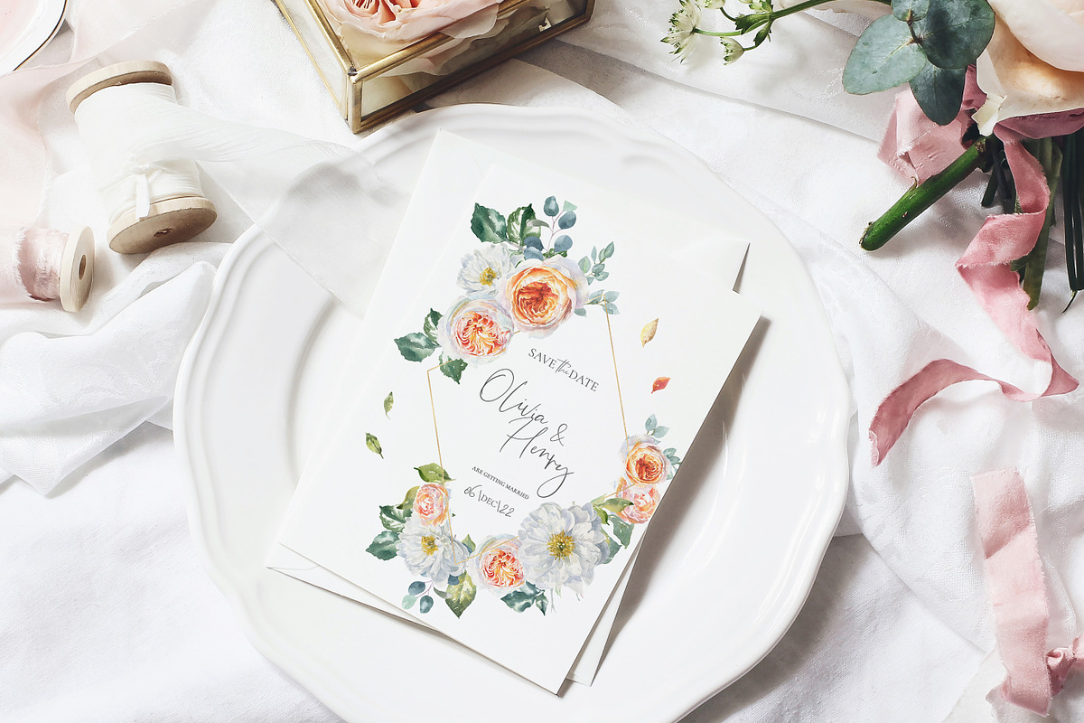 Watercolor Botanical Florals, a Decorative Illustration by Catherine Wheel (Photo 2 of 43)