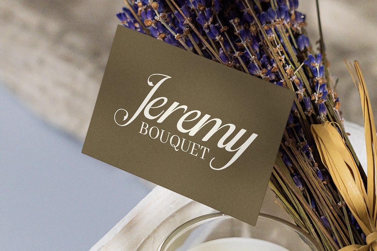 Monica Elegant Script Font, a Script Font by Elegant Font (Photo 7 of 8)