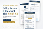 Finance & Insurance Email Kit, an Email Template by Art Club (Thumbnail 1 of 5)