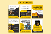 Black Gold Real Estate Social Media, a Social Media Template by Jiwstudio (Thumbnail 2 of 4)