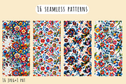 Vivid Folk - Floral Patterns, a Pattern Graphic by Art Sproot (Thumbnail 3 of 11)