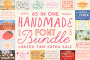 Handwritten Font Bundle for Creators, a Handwritten Font by Ayya Studio (Thumbnail 1 of 53)