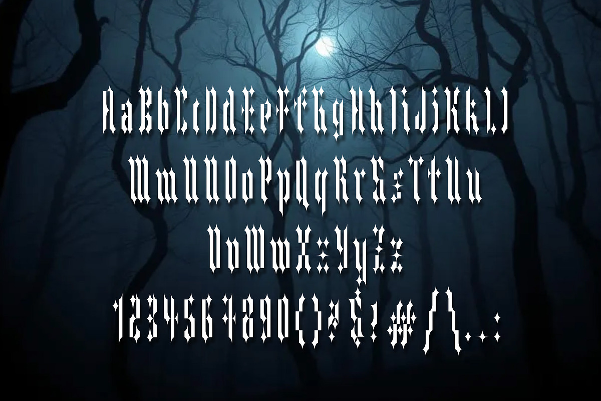 Baroque Blackletter Font, a Blackletter Font by SpiralShare Digital (Photo 2 of 3)