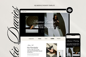 Square Space Website Template Coach