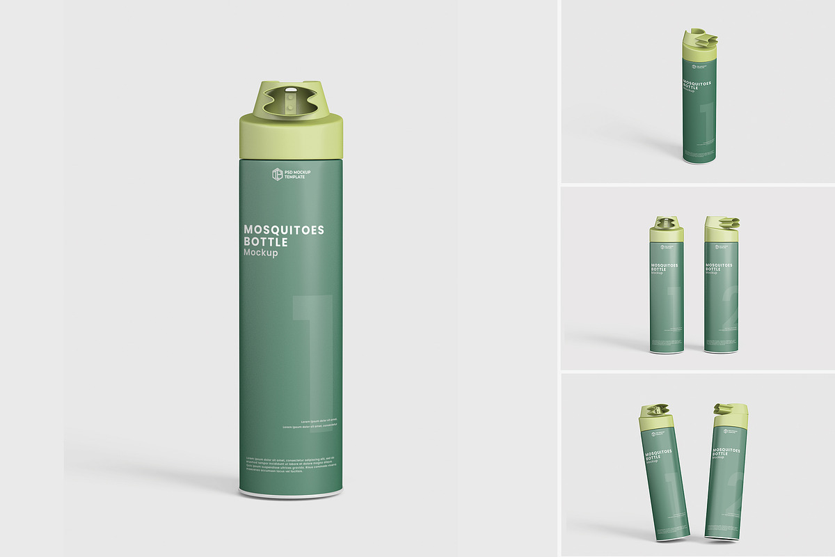 Insecticide Spray Mockup PSD, a Packaging Mockup by tiyasprabawa (Photo 1 of 5)