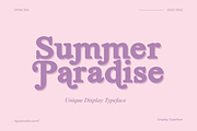 Summer Paradise, a Serif Font by DYSA Studio (Thumbnail 1 of 14)