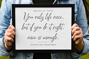 Scootline Signature Script Font, a Script Font by Romiecreative (Thumbnail 8 of 11)