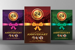 Anniversary Invitation, a Flyer Template by graphicforest