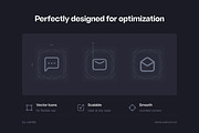 Uxercon Icon Set - Communications, a Solid Icon by uxerlab (Thumbnail 4 of 14)