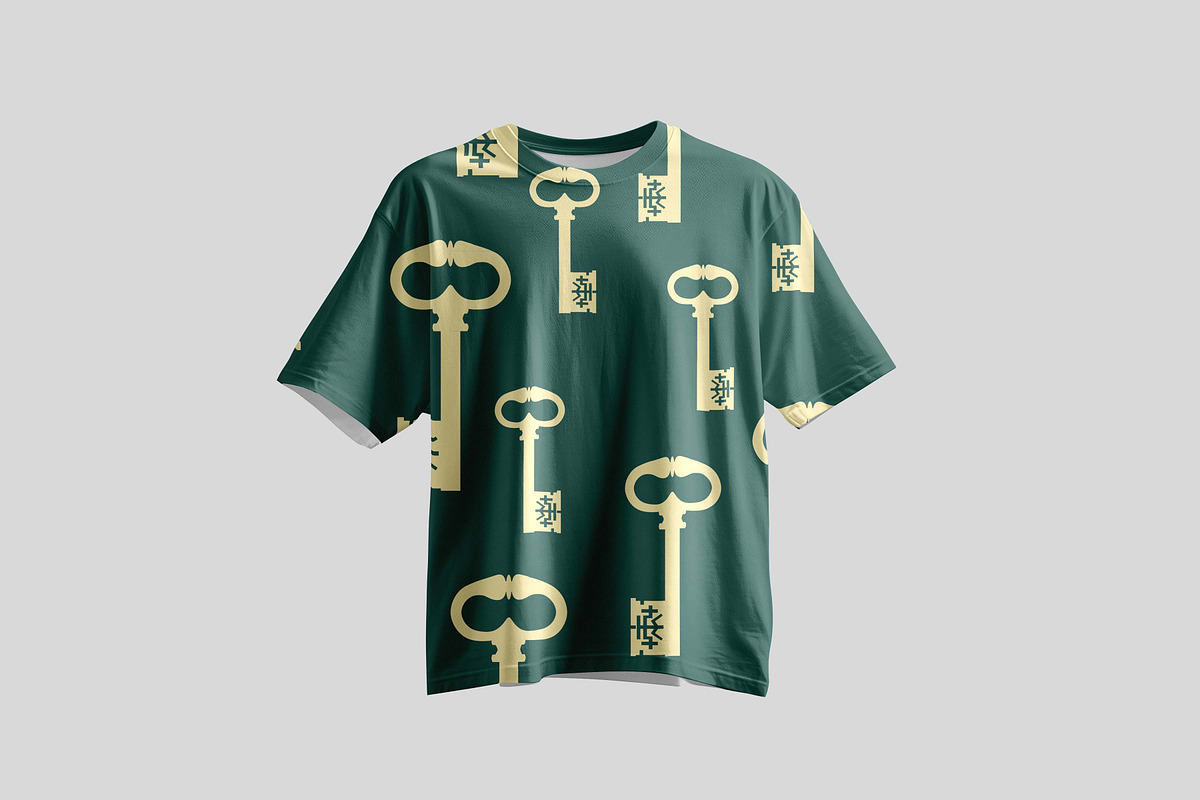 Seamless pattern old keys, a Pattern Graphic by Viktorijareut (Photo 4 of 4)