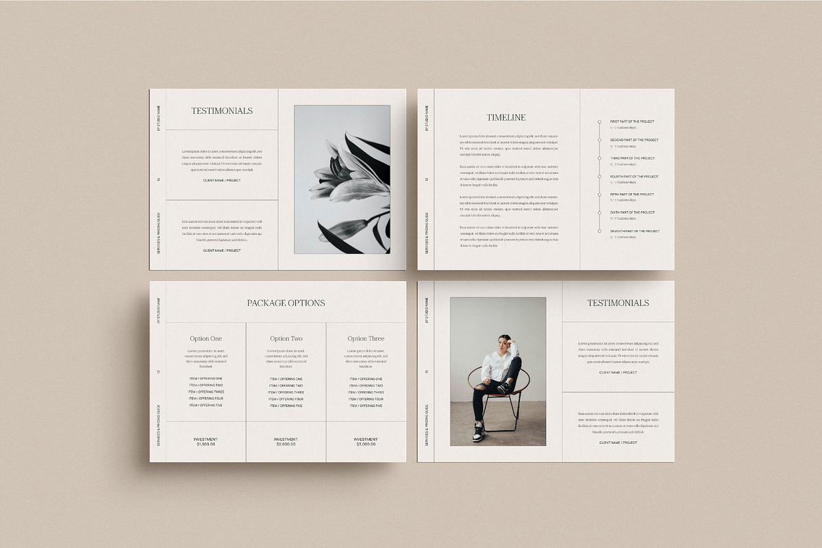 Services and Pricing Guide Template, a Presentation Template by Wild Theory (Photo 8 of 12)