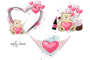 Valentines Day Clipart, an Illustration by Papaya Craft (Thumbnail 4 of 4)