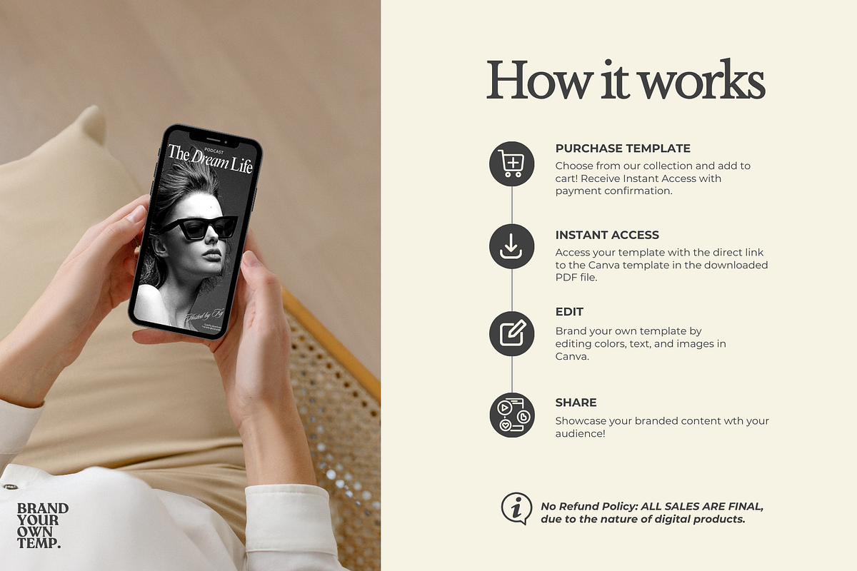 Podcast Instagram Template, a Templates & Theme by BYOTstudios (Photo 11 of 11)