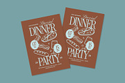 Dinner Party - Flyer, a Brochure Template by Izdihaar_Studio (Thumbnail 3 of 3)