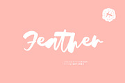 FEATHER SALE, a Handwritten Font by supfonts (Thumbnail 1 of 6)