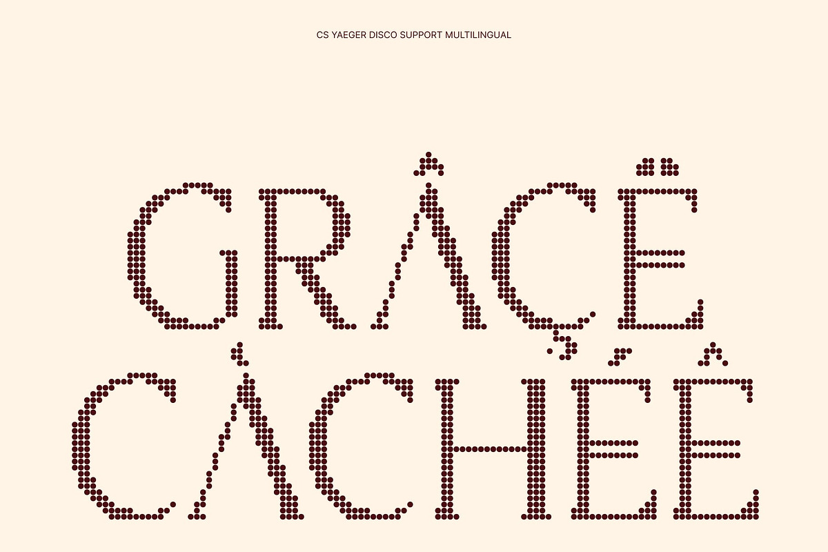 CS Yaeger Disco, a Serif Font by Craft Supply Co. (Photo 7 of 8)