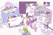 Lovely Lilacs-Design Pack!, an Illustration by watercolorwild.graphics (Thumbnail 3 of 7)