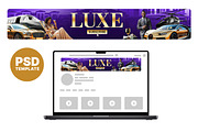 Luxury Lifestyle YouTube Banner, a Social Media Template by Vaughn Studios (Thumbnail 1 of 5)