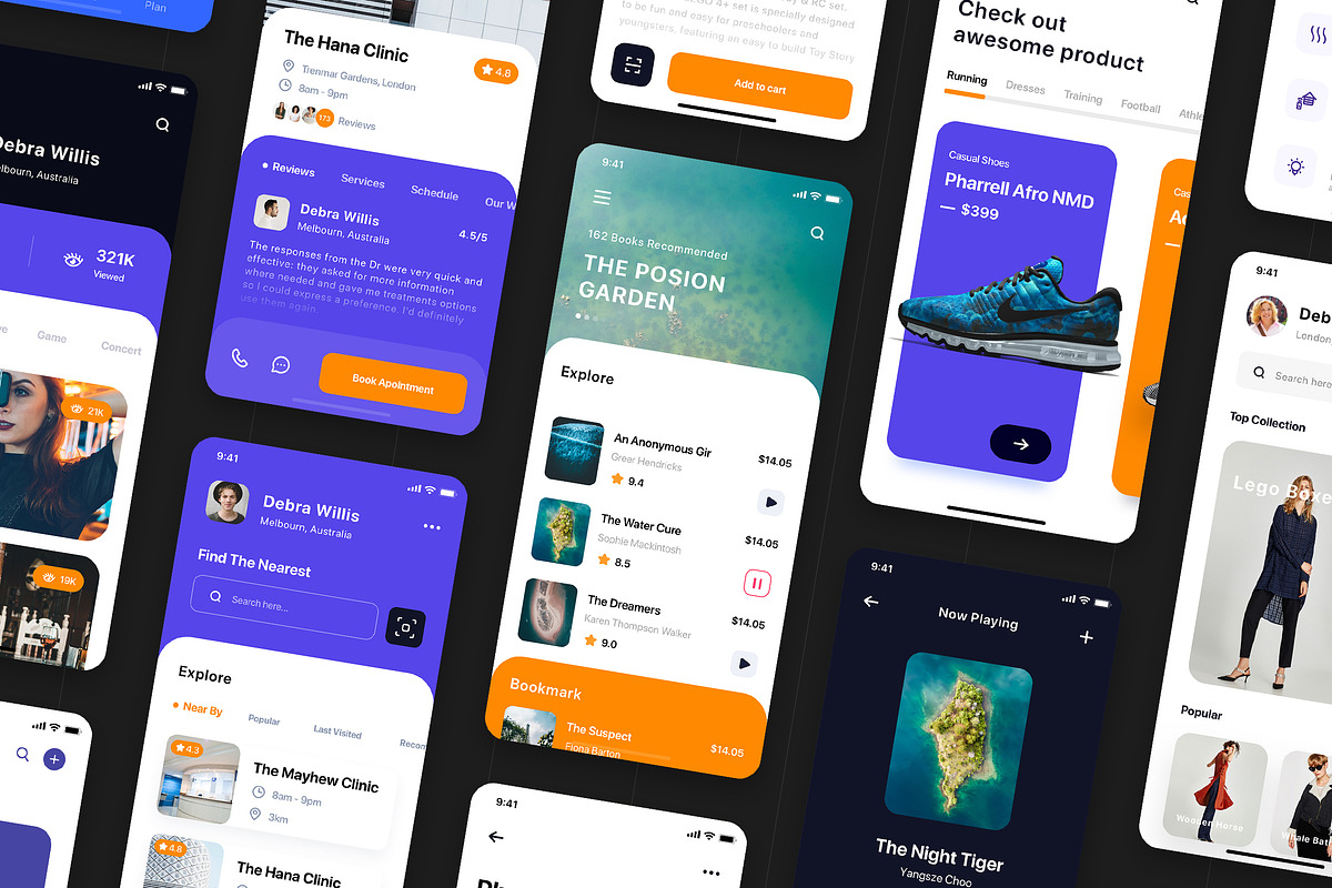 Helium - Multipurpose Card-based UI, an UI Kit Template by hoangpts