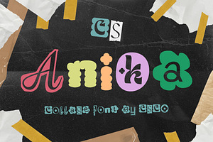 CS Anika Collage Font