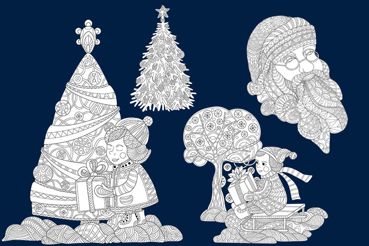 Christmas Set, an Illustration by LidiaP (Photo 3 of 4)