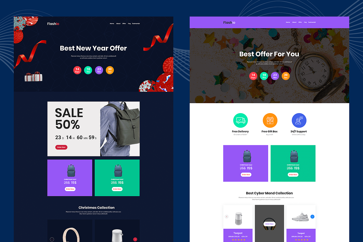 Flashio - Landing Page HTML Template, a HTML Template by THESOFTKING (Photo 4 of 4)