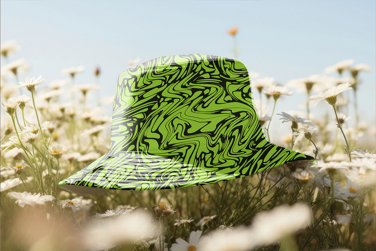 Green Liquid Shapes, a Texture Graphic by MalyskaStudio (Photo 3 of 15)
