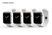 Apple Watch Band Mockup Set, a Wearable Device Mockup by creatsy2 (Thumbnail 5 of 12)
