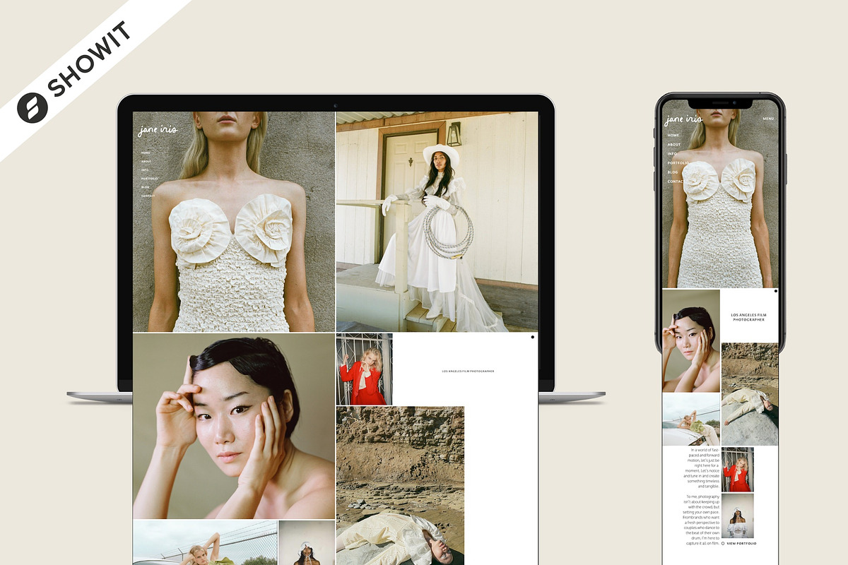 Minimal Showit Website Template, an App Template by Seventh Made (Photo 1 of 4)