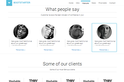 BootStarter one page parallax busine, a Landing Page Template by Bootstraptor (Thumbnail 4 of 5)