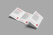 A4 Quad fold Brochure Mockup, an Advertising Mockup by AndikaGraphic (Thumbnail 5 of 6)