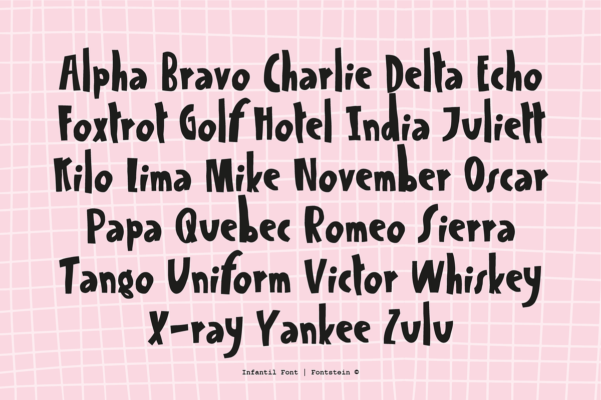 INFANTIL | Cute hand drawn font, a Font by Fontstein (Photo 5 of 10)