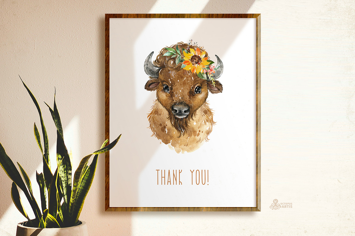 Woods. Little Watercolor Animals, an Animal Illustration by OctopusArtis (Photo 9 of 9)