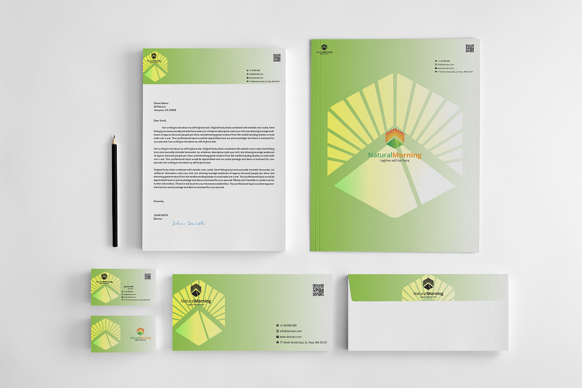 Creative Stationery Bundle, a Stationery Template by Sajida Salim (Photo 4 of 5)