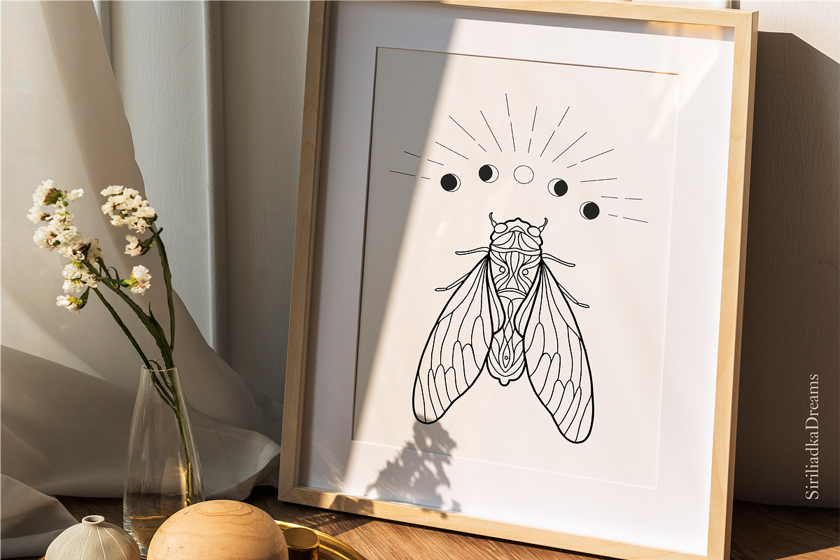 Insects Clipart - Black Line, PNG, an Illustration by Siriliadka Dreams (Photo 6 of 9)
