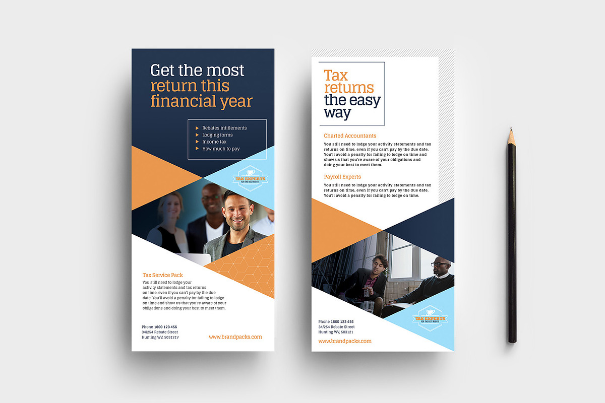 Tax Service DL Card Template, a Card Template by BrandPacks (Photo 1 of 4)
