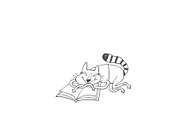 Cat characters in a Bookshop, an Illustration by Anastasiya Klempach (Thumbnail 7 of 10)