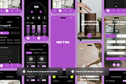 Nexora — Futuristic UI Kit Smart Hom, an App Template by twinstd (Thumbnail 3 of 5)