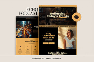 Squarespace Website Podcast Template