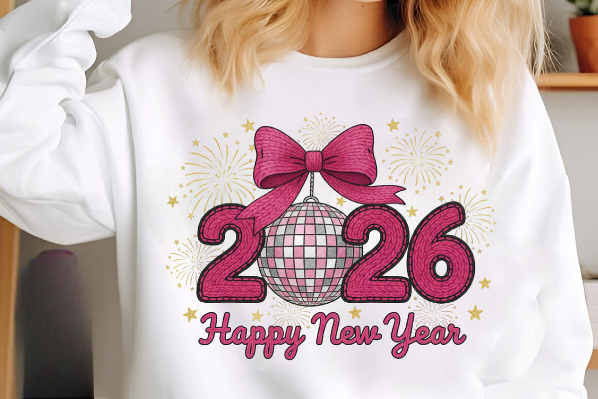 Happy New Year 2026 Crochet Yarn PNG, an Illustration by SinaCreation (Photo 9 of 11)