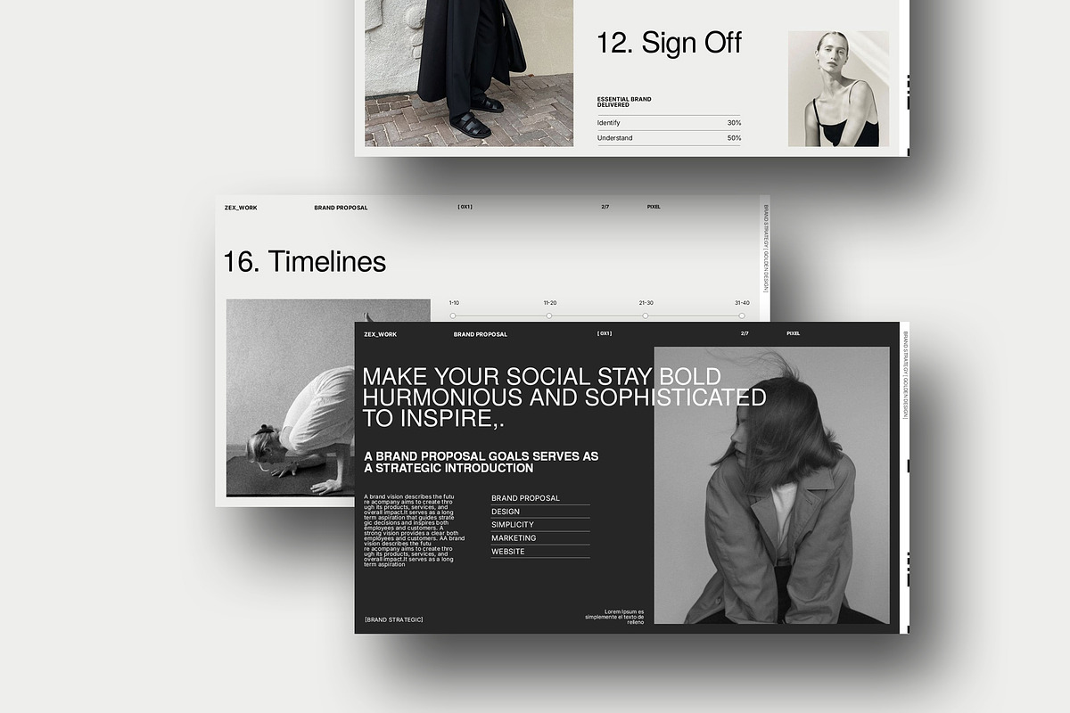 Zex Brand Proposal Presentation, a Presentation Template by Studio Artisan (Photo 6 of 9)
