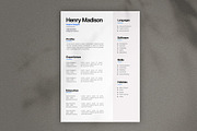 Simple Minimal Resume CV, a Resume Template by Saman Osama (Thumbnail 2 of 2)
