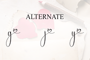 Lovely History | Script Font, a Handwritten Font by Scratchones (Thumbnail 8 of 9)