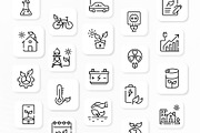 Ecology Icons Pack, an Outline Icon by Brickclay (Thumbnail 2 of 7)