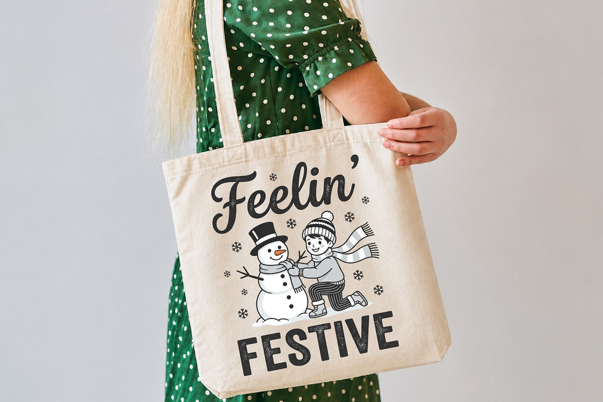 Feelin' Festive Christmas PNG, a Seasonal Illustration by DreamCafeArt (Photo 6 of 7)