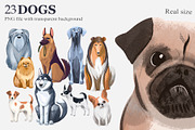 Dogs. Png clipart, an Animal Illustration by Aksol (Thumbnail 3 of 3)