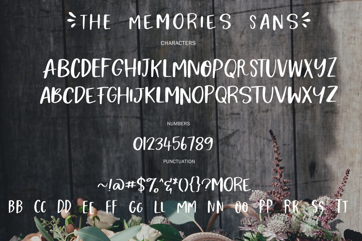 The Memorie Font DUO & Doodle, a Script Font by Artstudio (Photo 11 of 13)