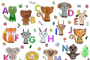 Animals alphabet poster, an Animal Illustration by Pippi Draws (Thumbnail 2 of 2)