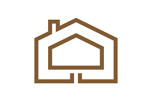 Modern home logo design, a Branding & Logo Template by Rhealea_Design